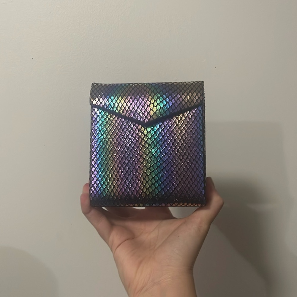 NORDSTROM Faux snake skin Travel Jewelry Organizer/Storage Box